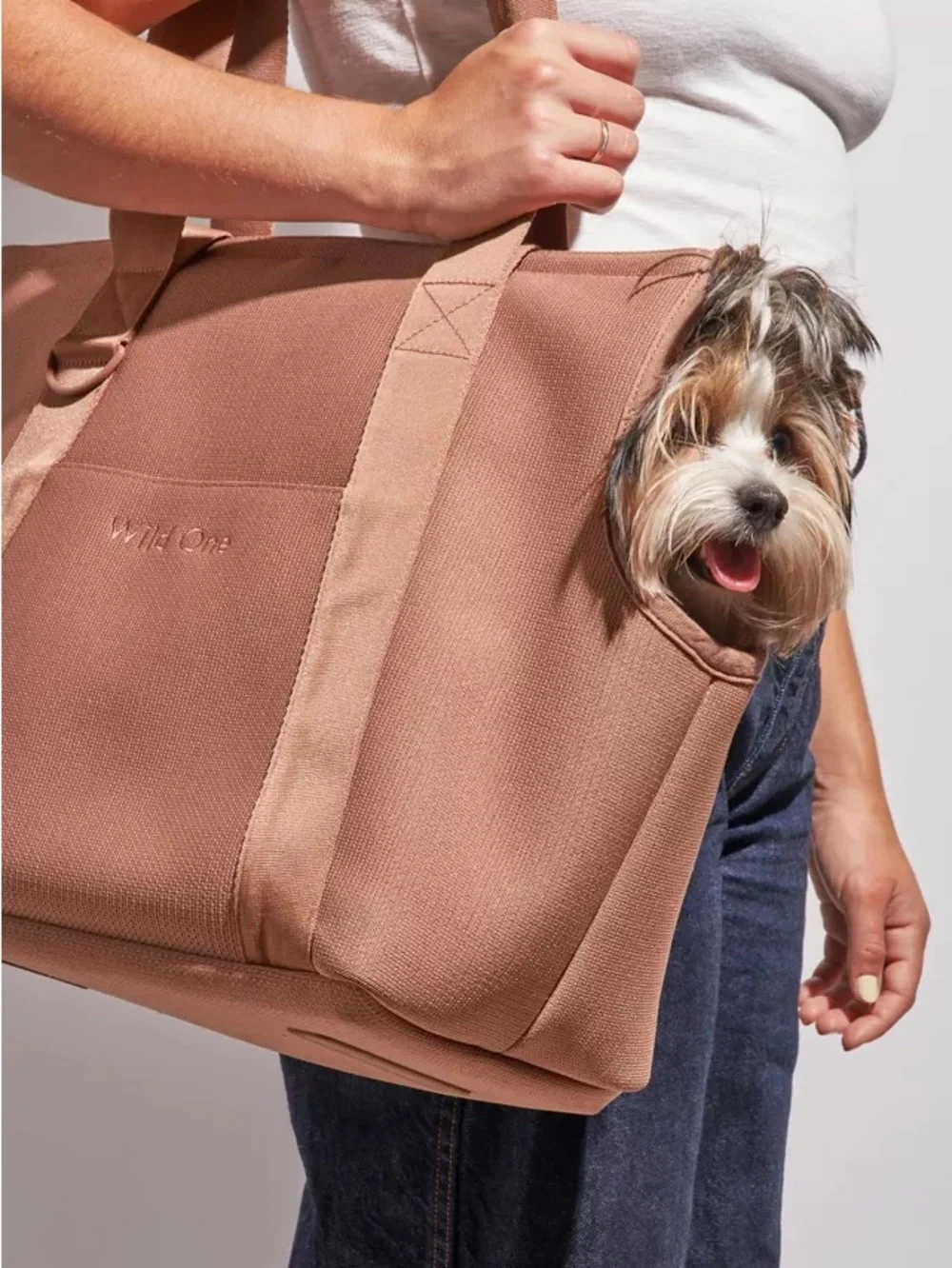 Wild One Recycled Knit Everyday Dog Carrier Tote
